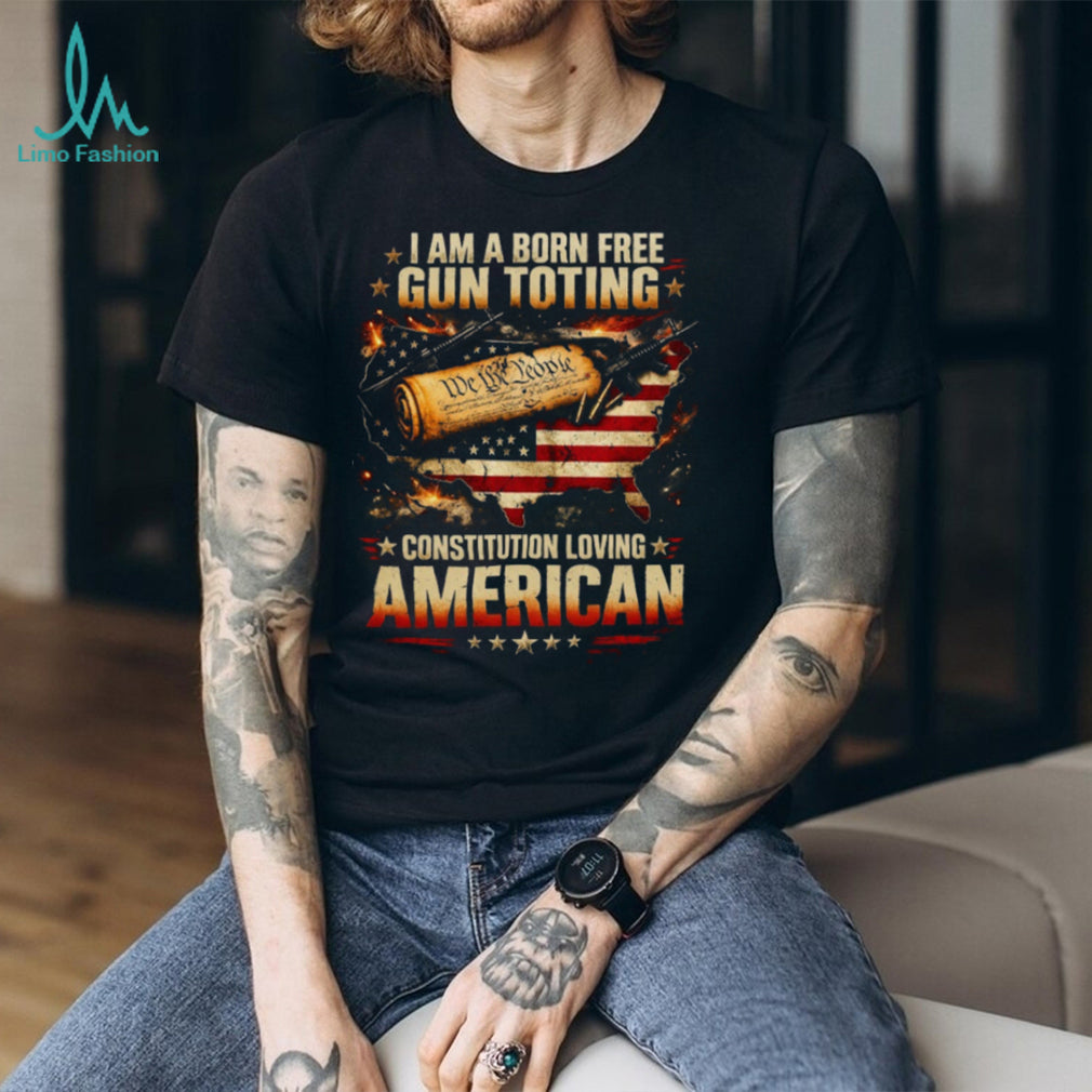 2nd Amendment Constitution Loving American Patriotic T Shirt