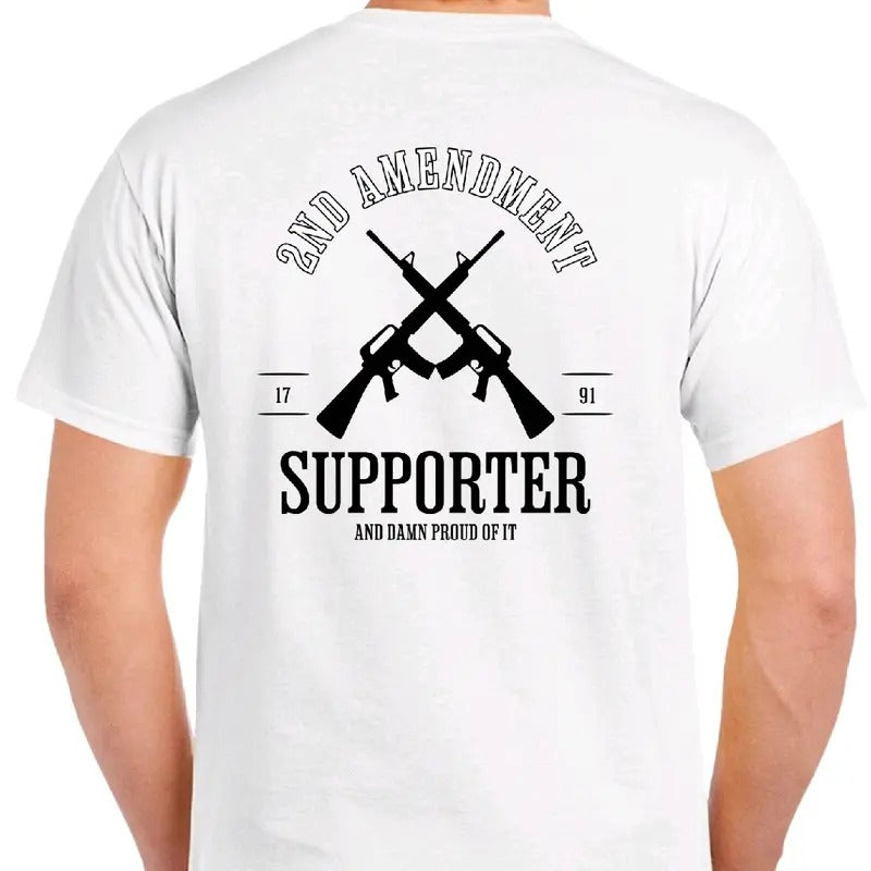 2nd Amendment Supporter T-shirt Menswear. Casual Hoodie, Sweatshirt | UrbanDripWear.com