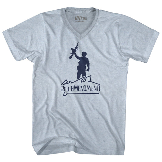 2nd Amendment Adult Tri-Blend V-neck T-shirt Style006