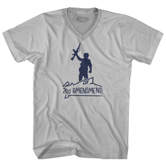2nd Amendment Adult Tri-Blend V-neck T-shirt Style001