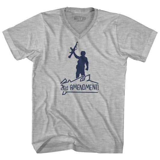 2nd Amendment Adult Tri-Blend V-neck T-shirt Style003