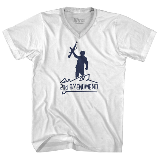 2nd Amendment Adult Tri-Blend V-neck T-shirt Style005