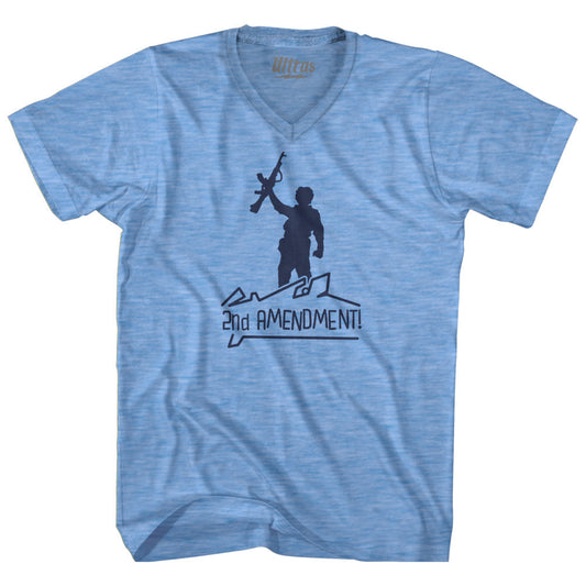 2nd Amendment Adult Tri-Blend V-neck T-shirt Style004