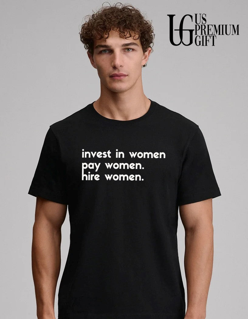 Enes Kanter Freedom Invest In Women Pay Women Hire Women shirt