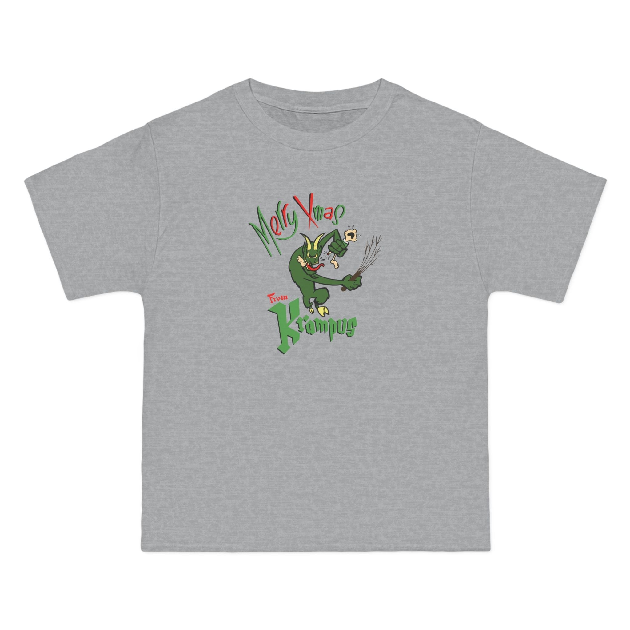 Merry Xmas From Krampus - Men's Heavyweight T-Shirt