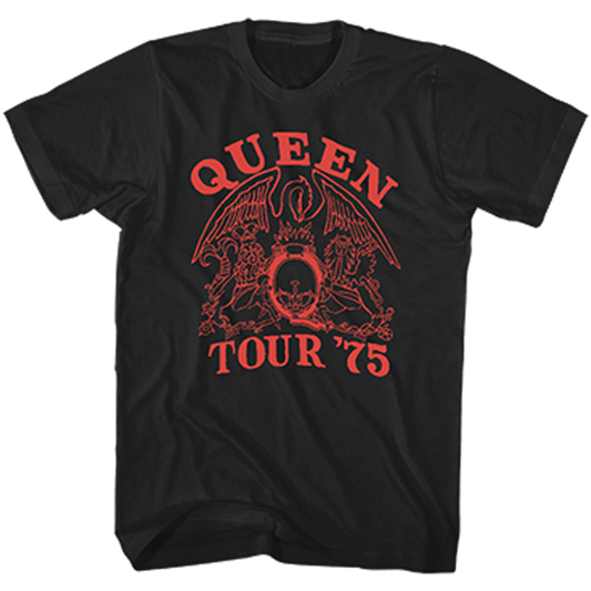 QUEEN TOUR 75 RED SS T-SHIRT