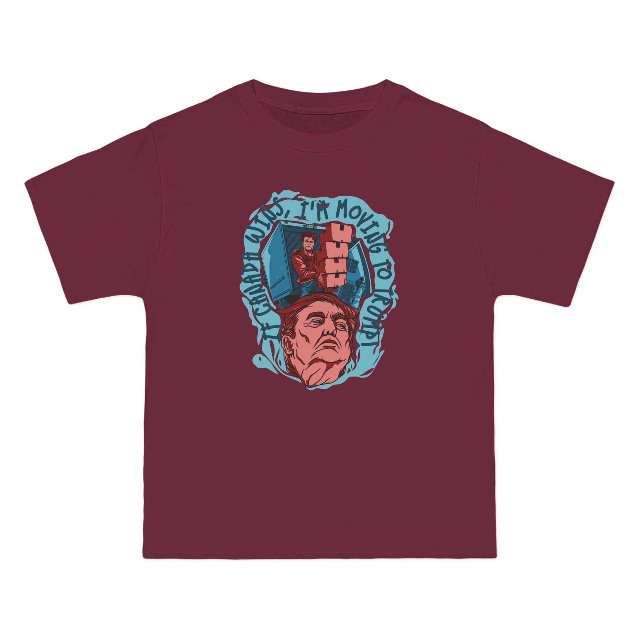 If Canada Wins I'm Moving To Trump - Men's Heavyweight T-Shirt