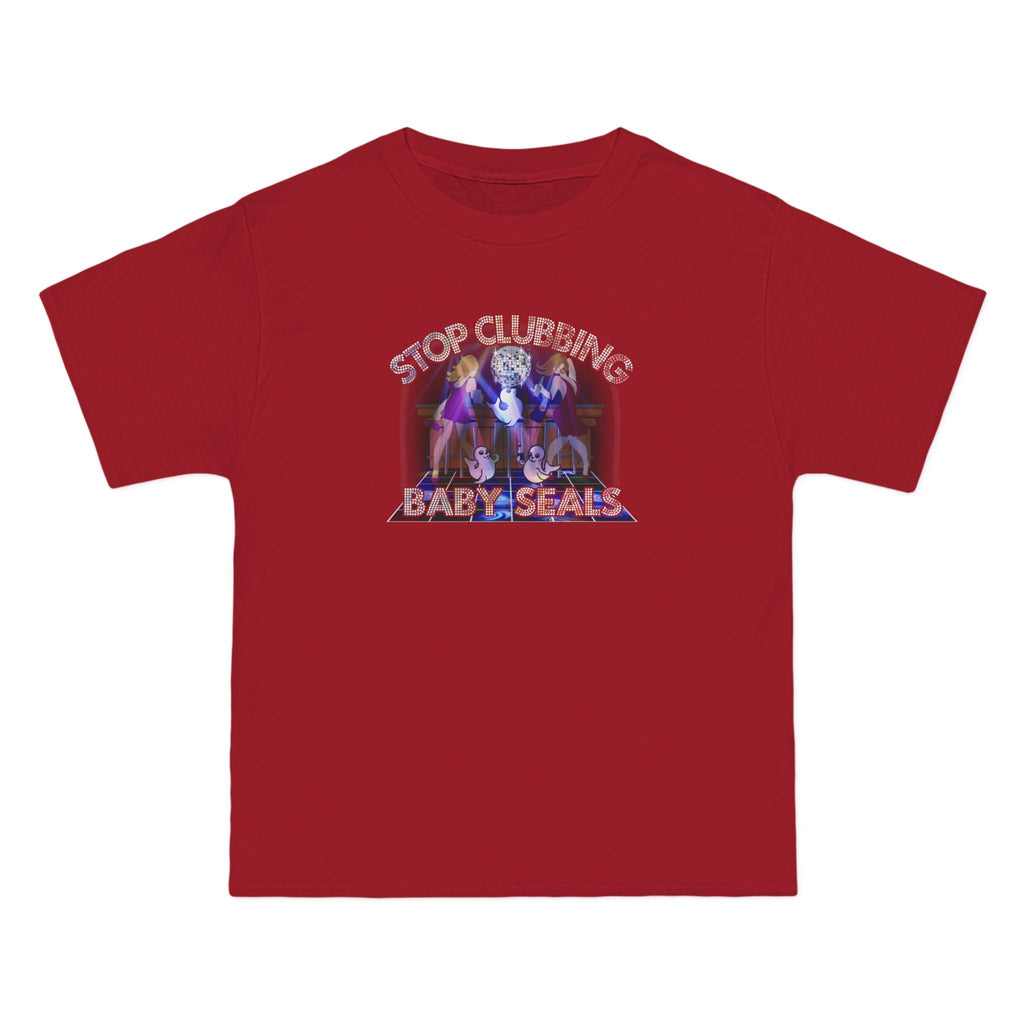 Stop Clubbing Baby Seals - Men's Heavyweight T-Shirt