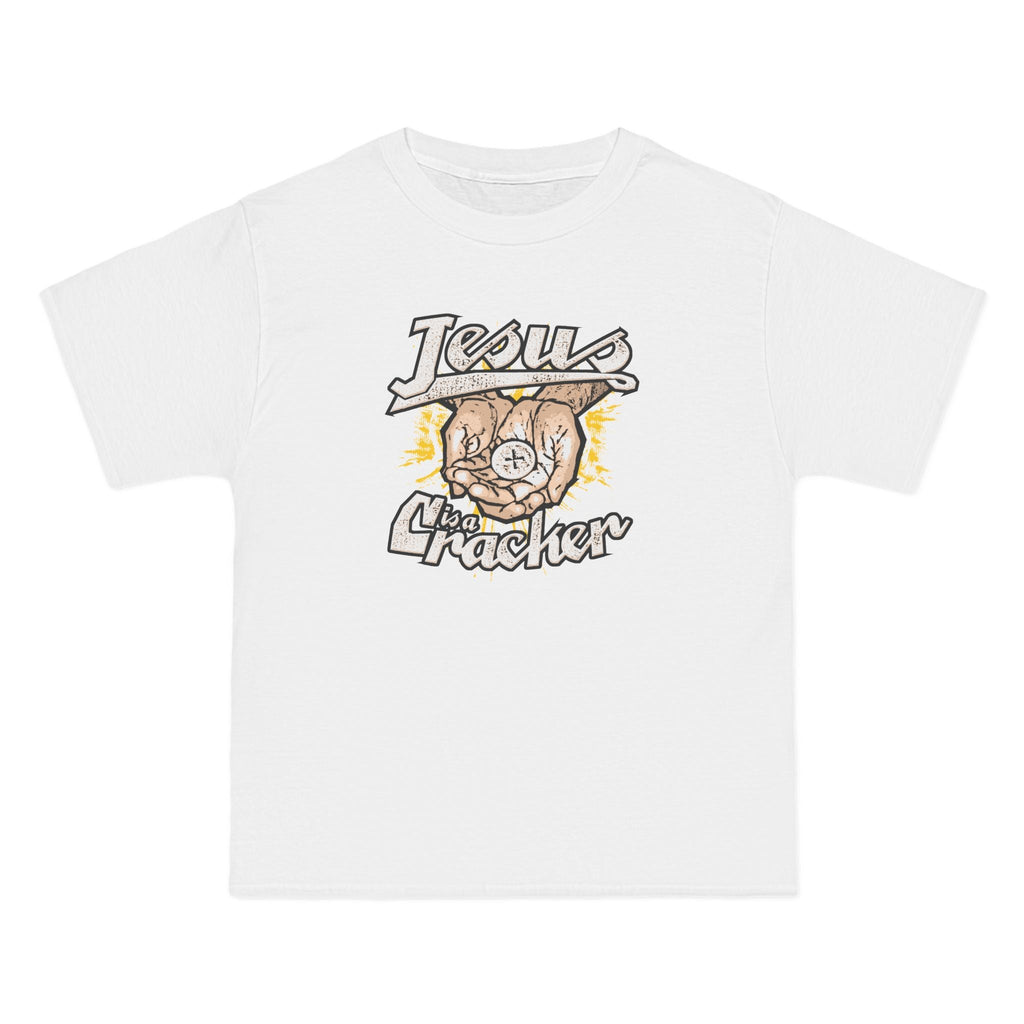 Jesus Is A Cracker - Men's Heavyweight T-Shirt