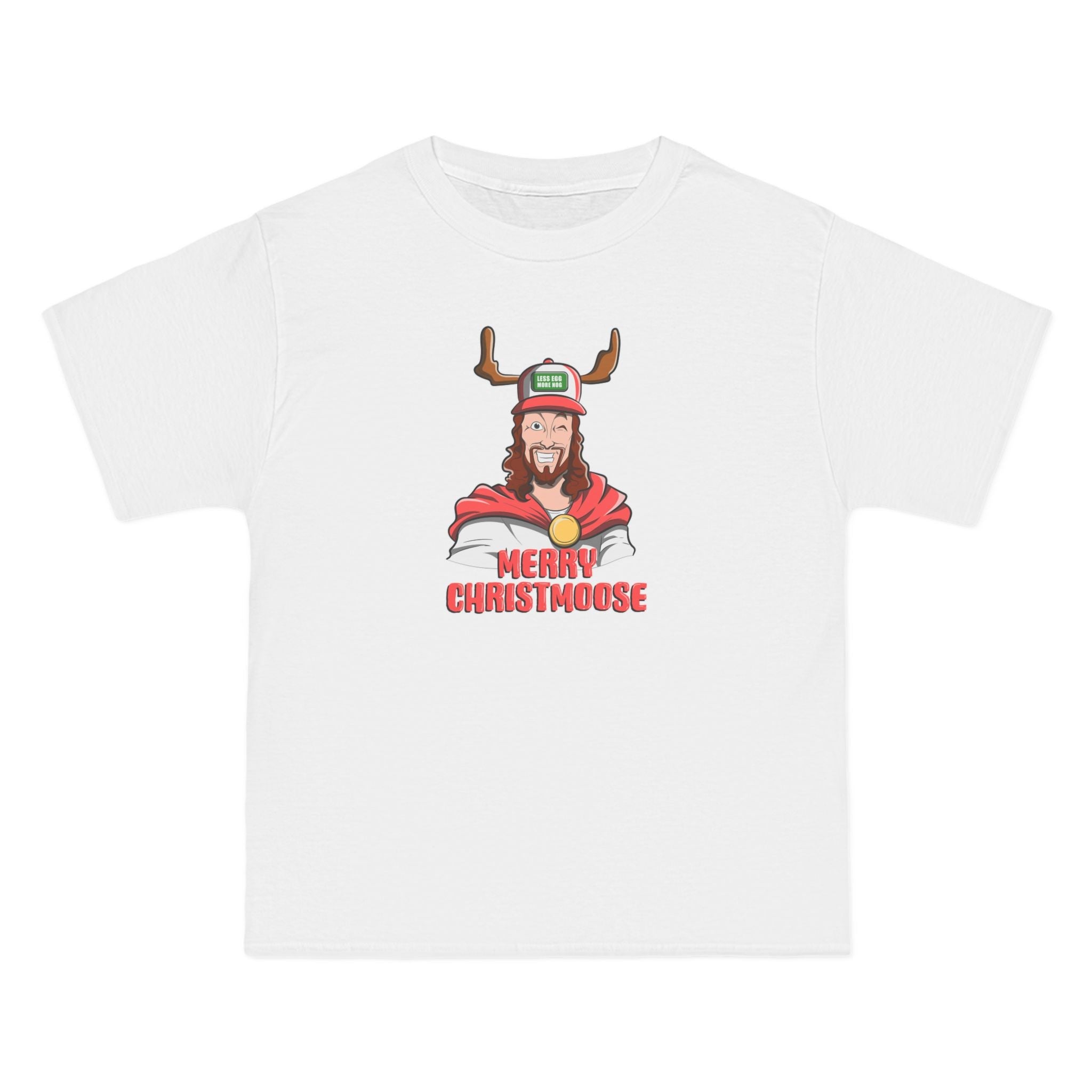 Merry Christmoose - Men's Heavyweight T-Shirt