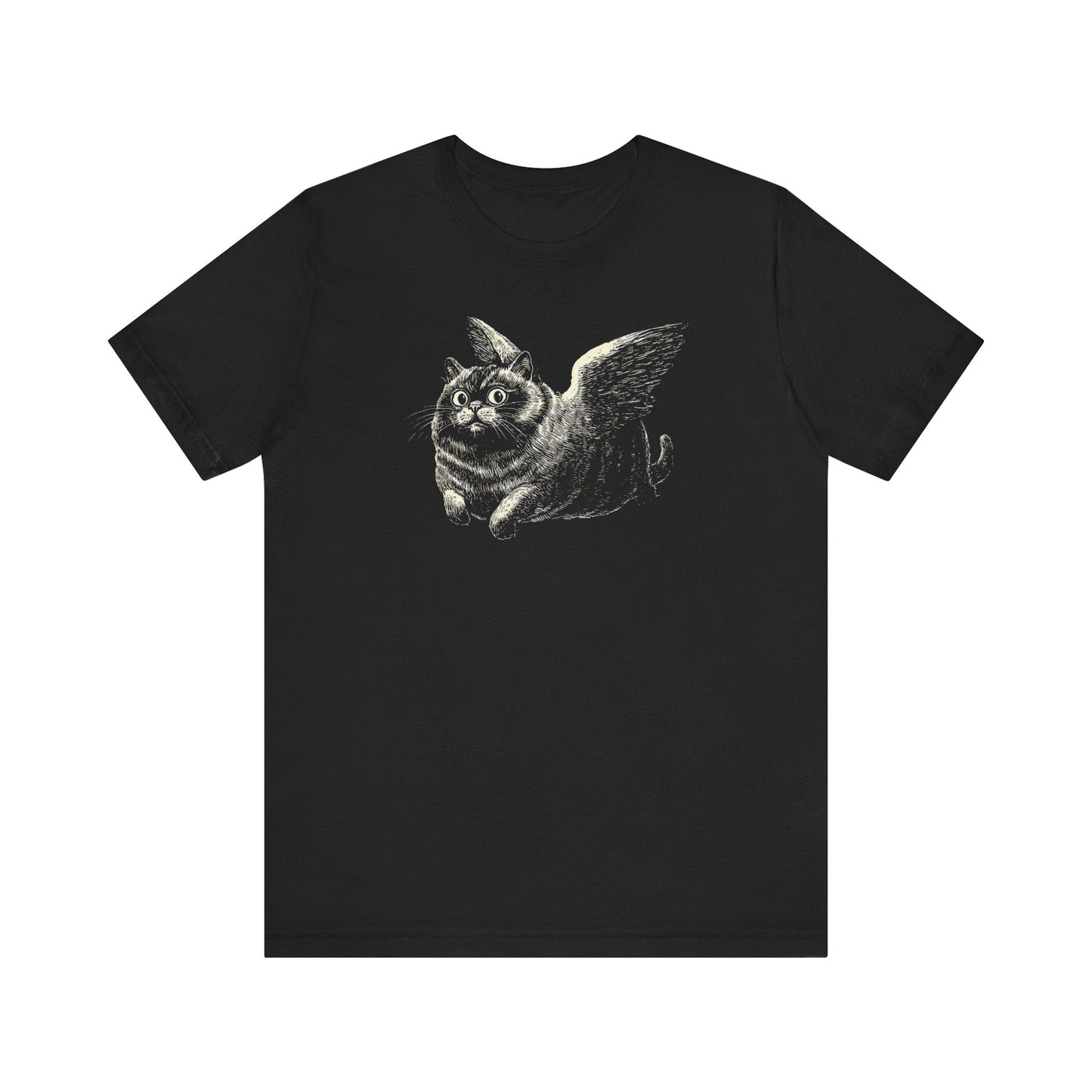 Flying Cat Graphic Tee