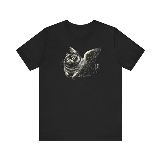 Flying Cat Graphic Tee