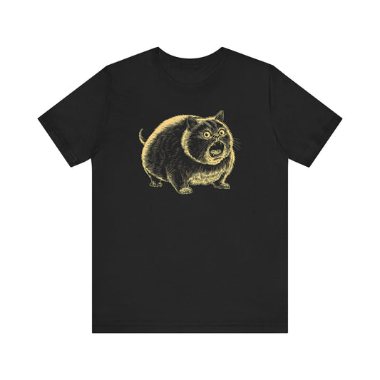 Startled Cat T-Shirt Ã¢â‚¬â€œ Funny Cat Lover Graphic Tee