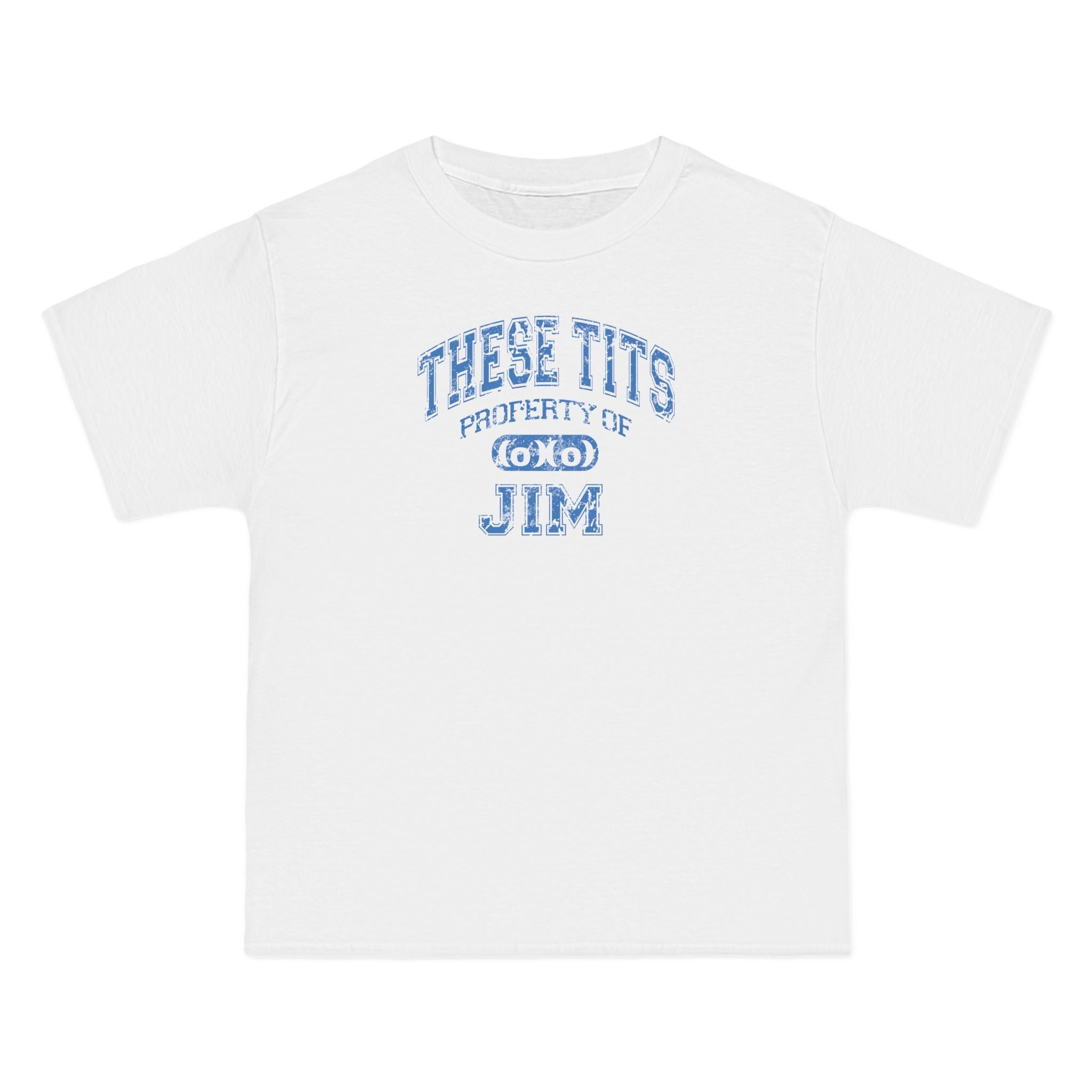 These Tits Property Of (Name) - Men's Tall T-Shirt