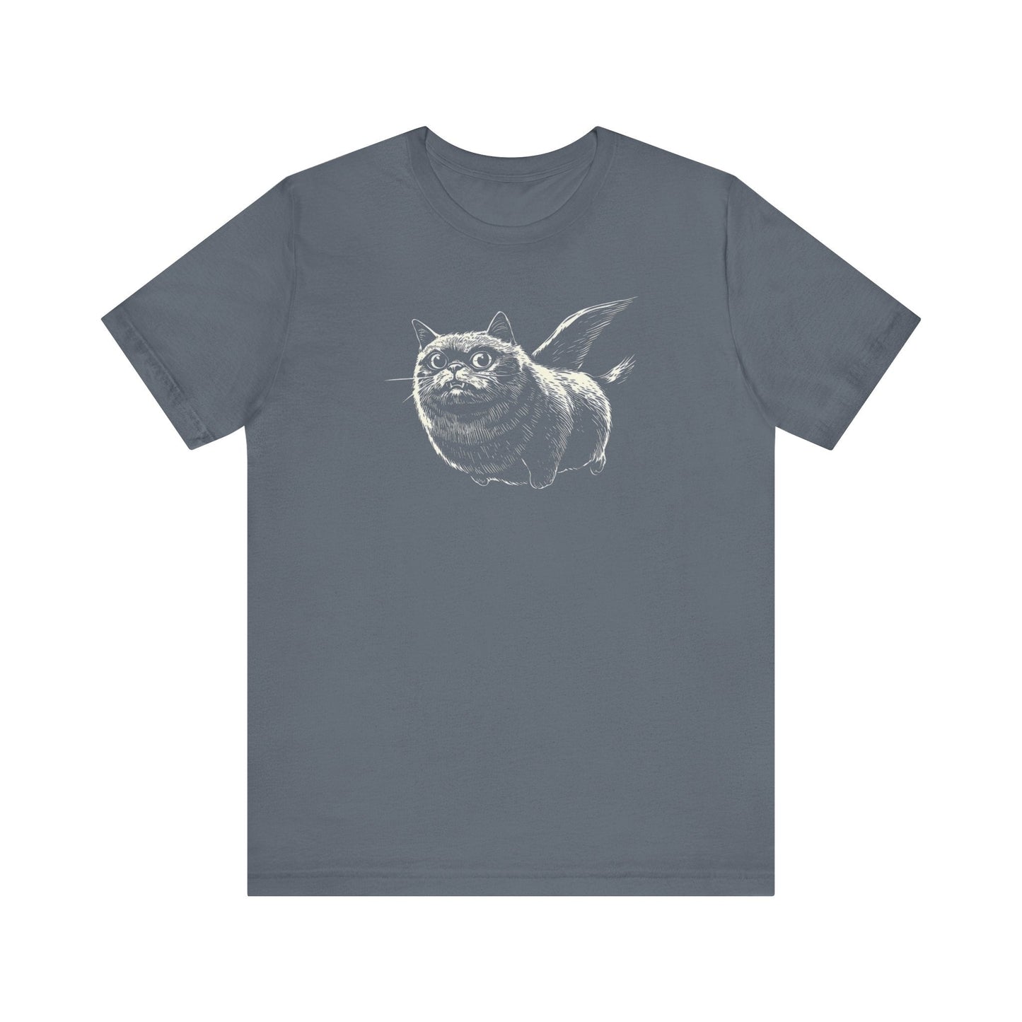 Flying Cat Graphic Tee Style001