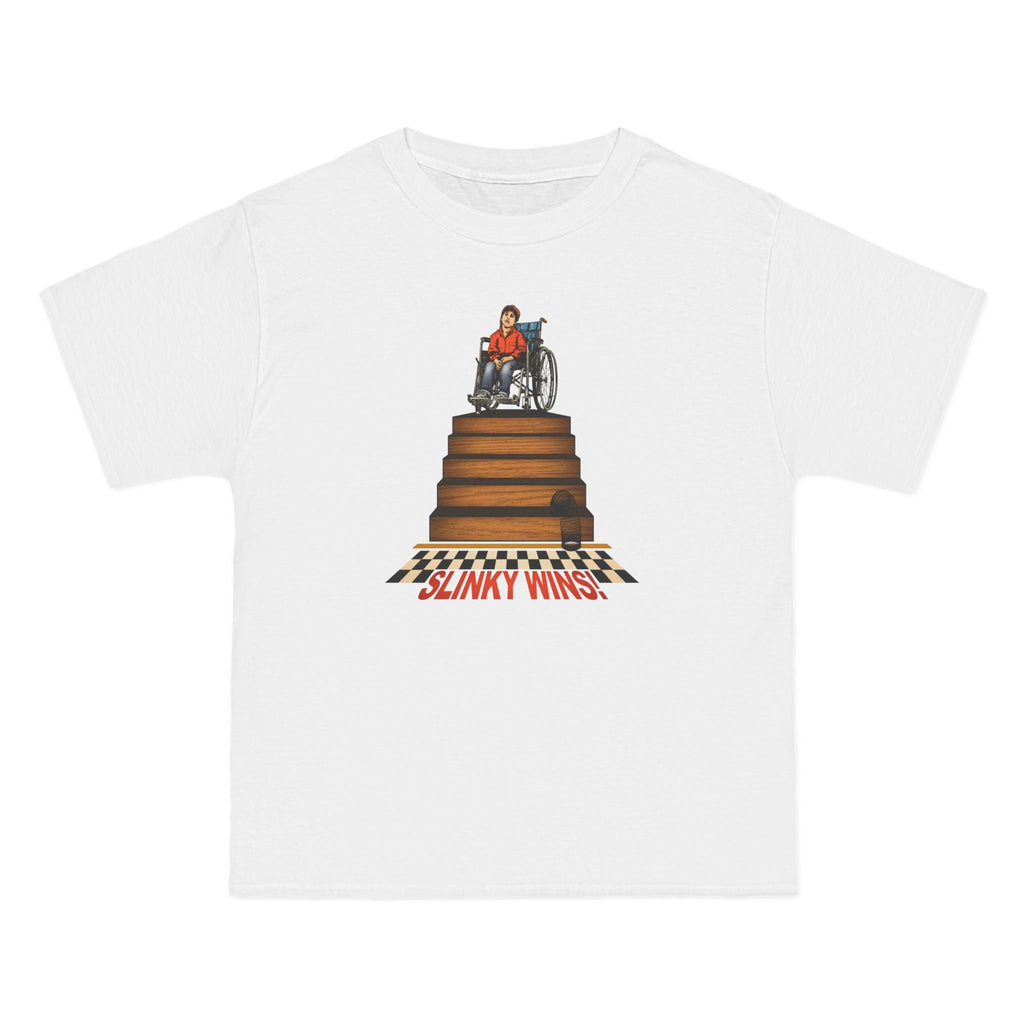 Slinky Wins! - Men's Heavyweight T-Shirt