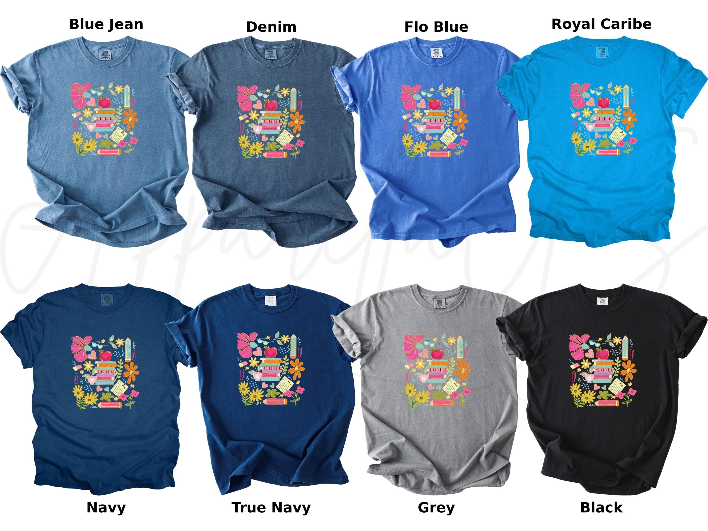 Comfort Colors Teacher Teacher Doodles Teacher Back School Teacher Summer End School Tee (5)