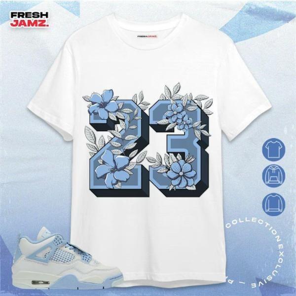 4 Forget Me Not 23 Floral Unisex Shirt Hoodie, Sweatshirt | UrbanDripWear.com