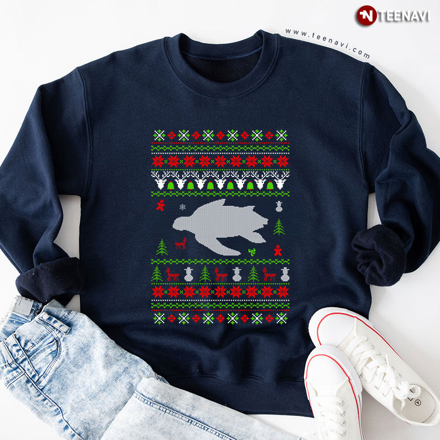 Sea Turtle Ugly Christmas Sweater Sweatshirt