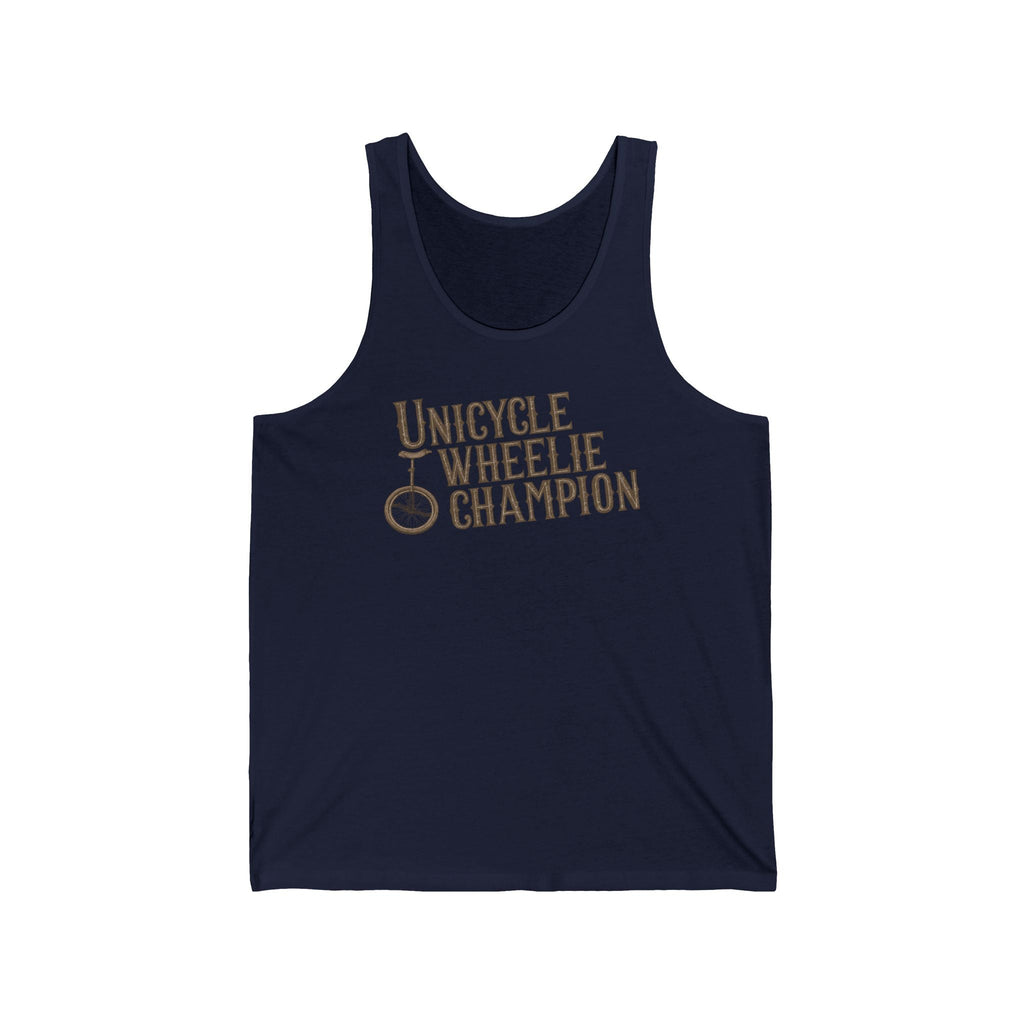 Unicycle Wheelie Champion  - Unisex Tank
