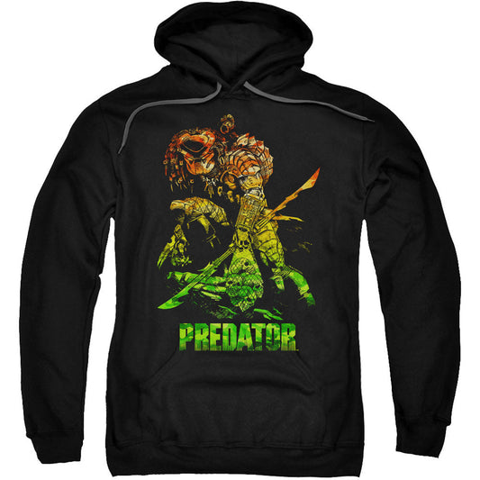 Camo Predator Adult 25% Poly Hooded Sweatshirt