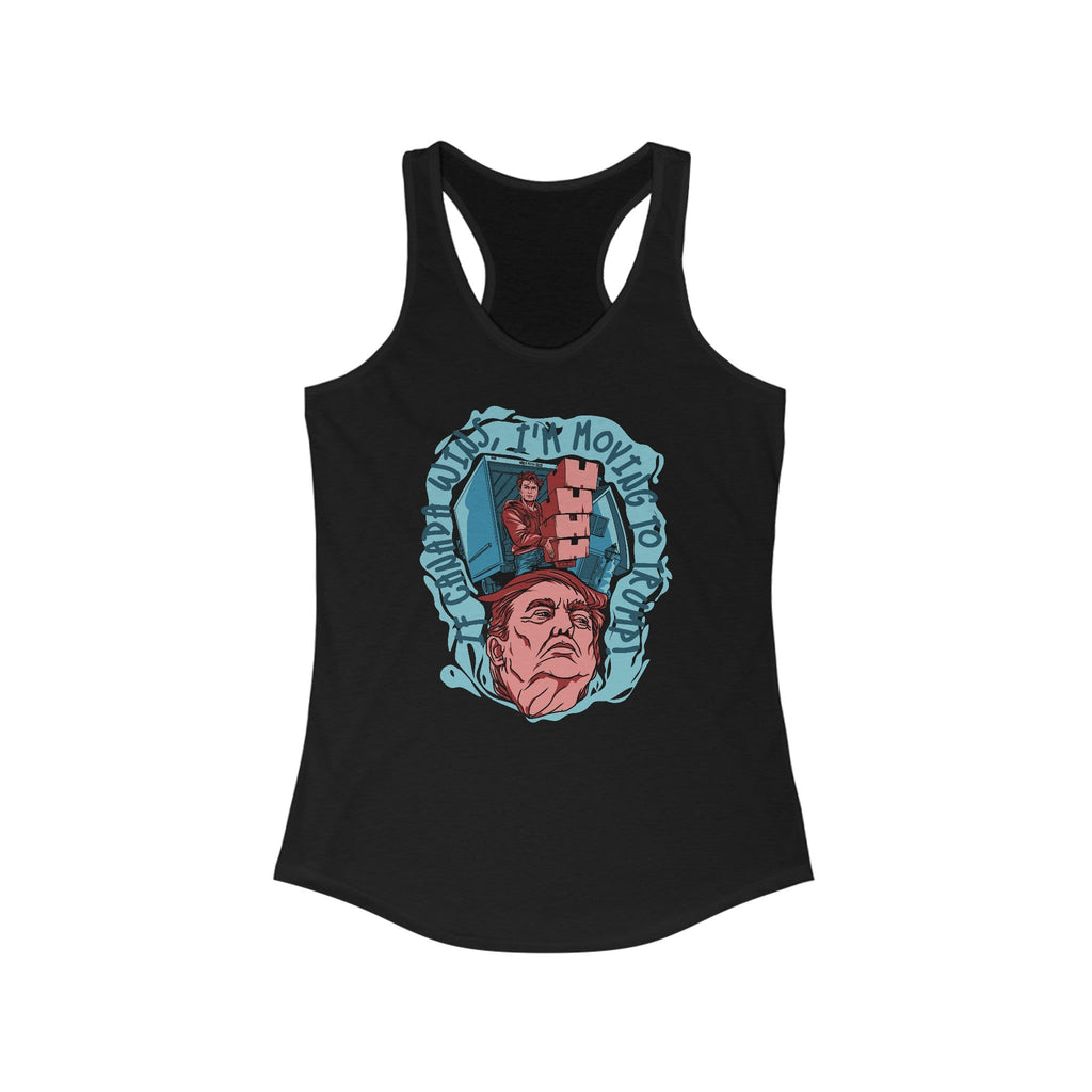 If Canada Wins I'm Moving To Trump - Women's Racerback Tank