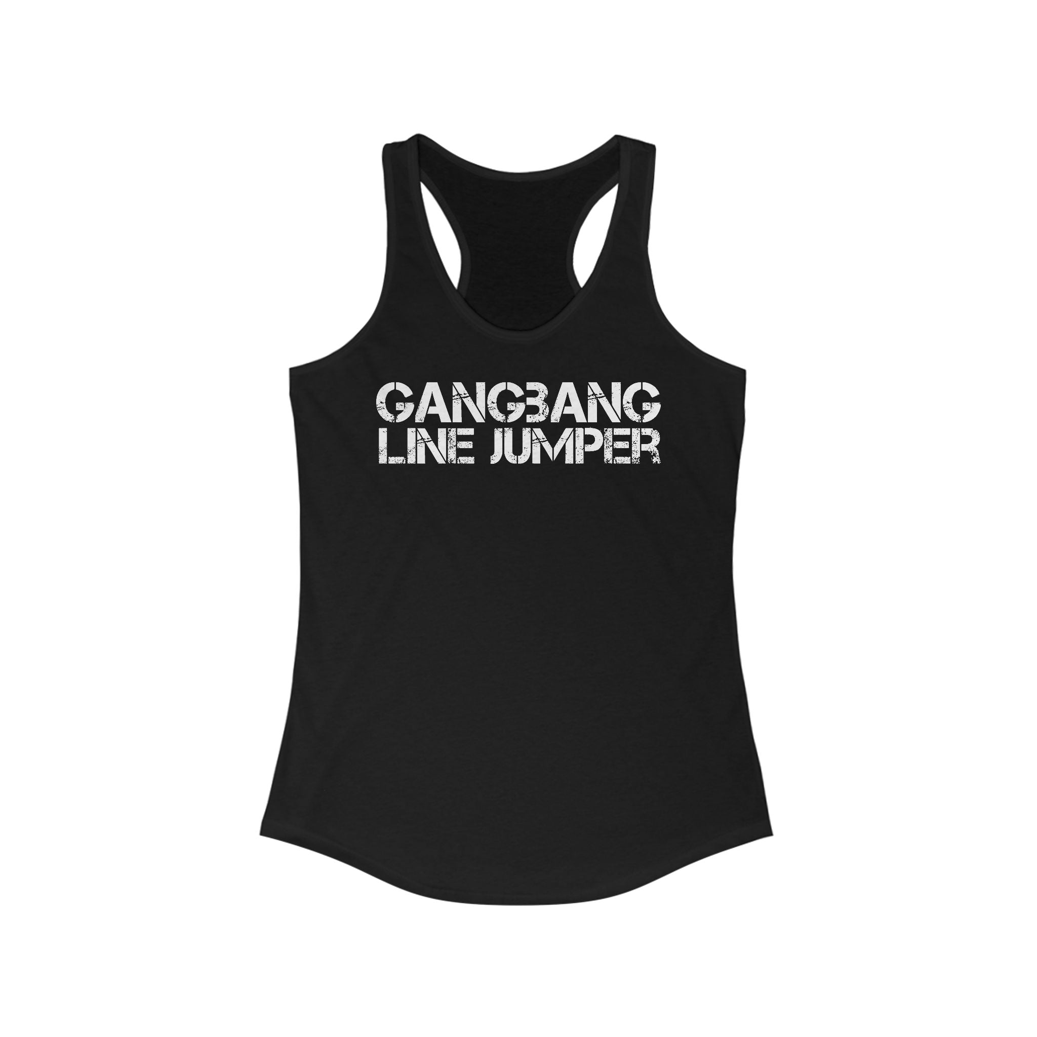 Gangbang Line Jumper - Women’s Racerback Tank