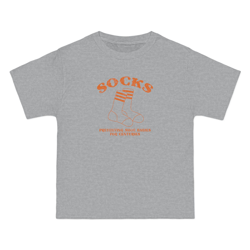 Socks - Preventing Shoe Babies For Centuries - Men's Heavyweight T-Shirt