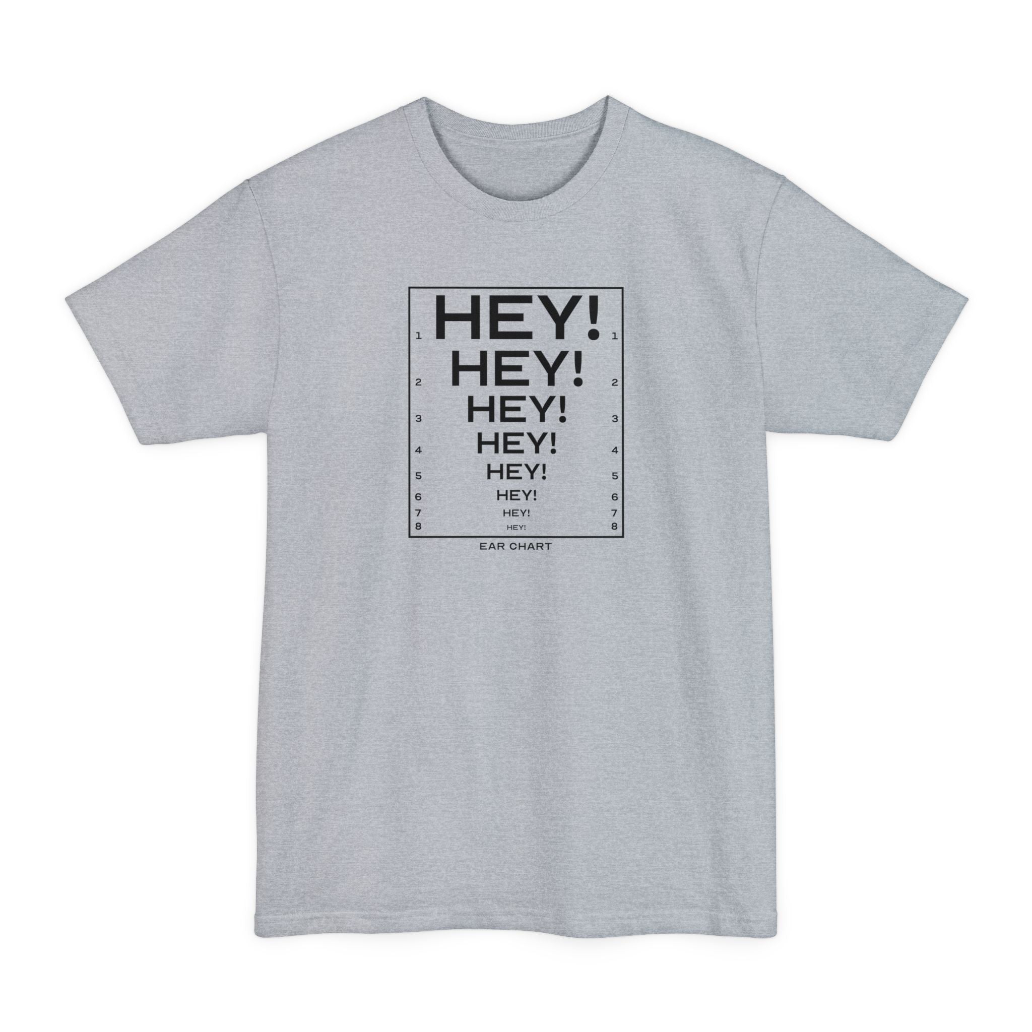 Ear Chart - Men's Tall T-Shirt