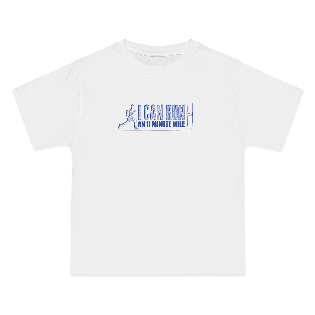 I Can Run An 11 Minute Mile - Men's Heavyweight T-Shirt