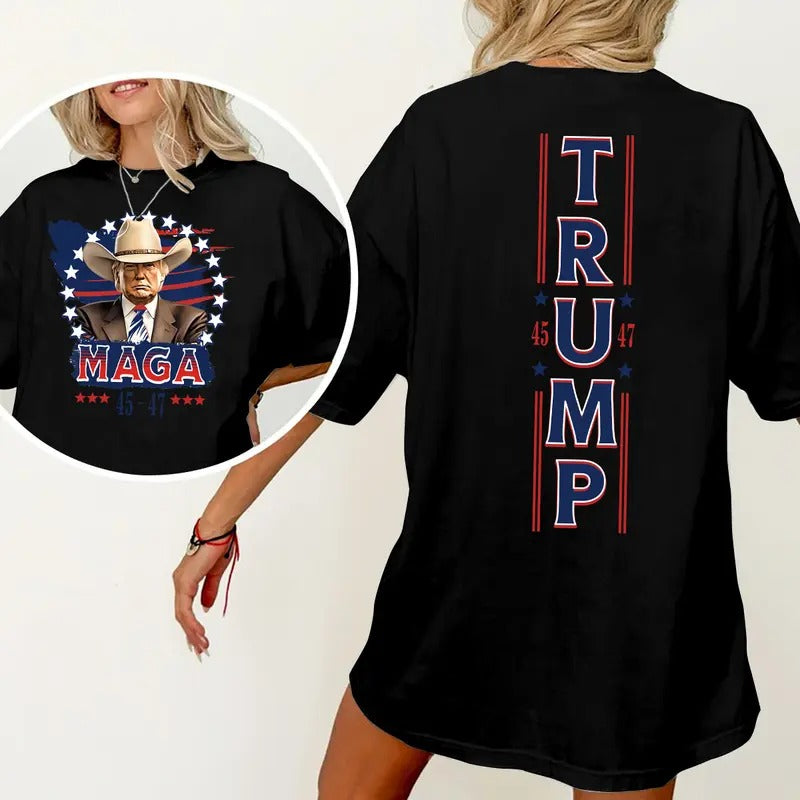 45 47 Maga Trump Shirt, Trump Supporter Sweatshirt, Take America Back, Trump 2024 Shirt Hoodie | UrbanDripWear.com