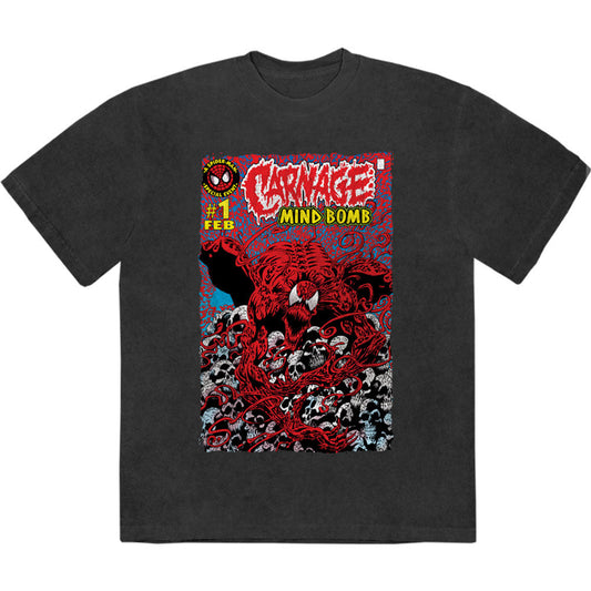Carnage Mind Bomb Stone Wash T-shirt