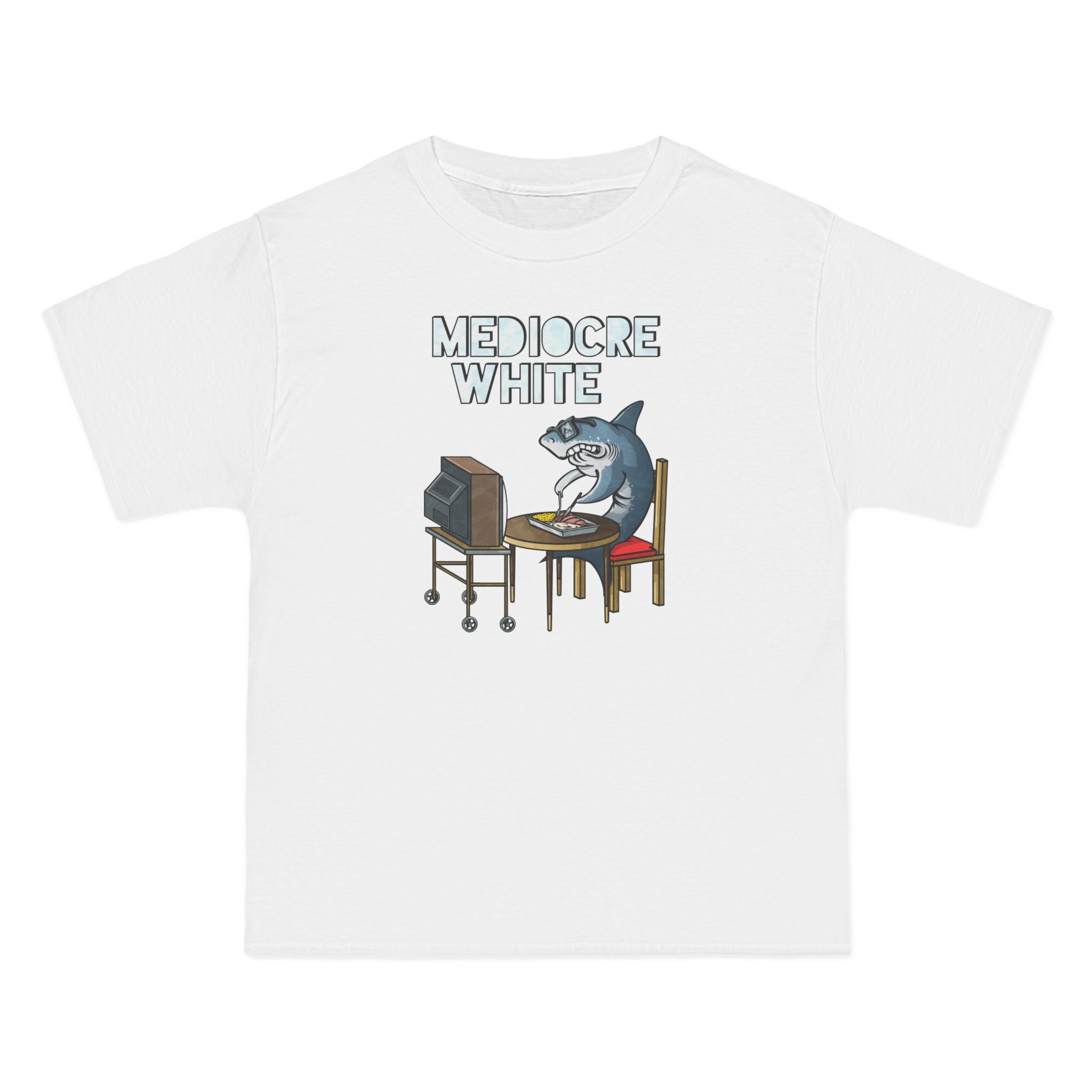Mediocre White - Men's Heavyweight T-Shirt