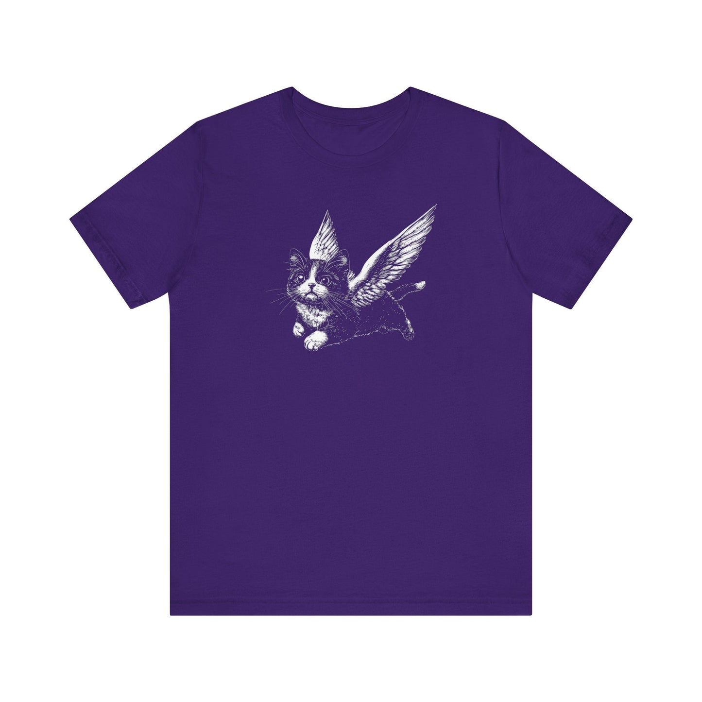Flying Cat Graphic Tee Style003