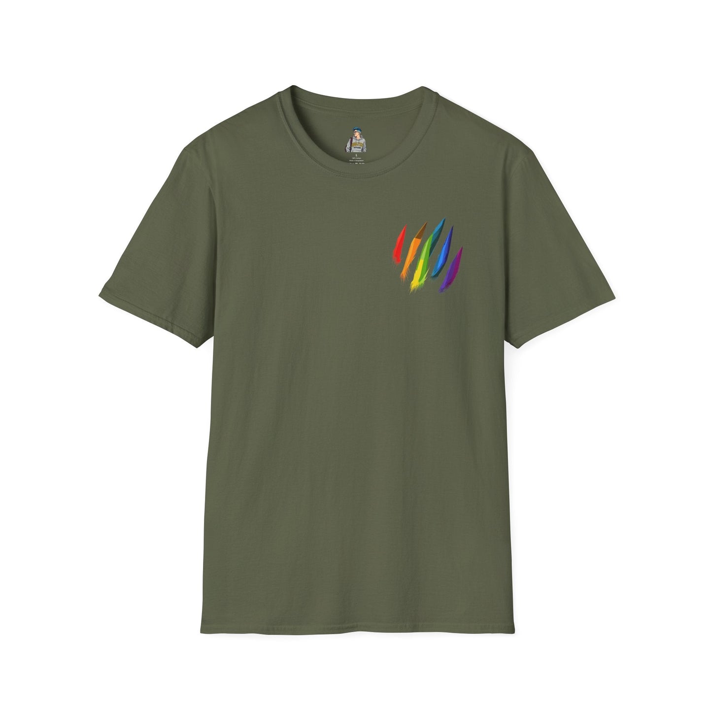 Rainbow Scratch Unisex Softstyle T-Shirt - Casual Comfort for All Occasions