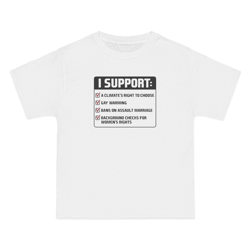 I Support A Climate's Right To Choose - Men's Heavyweight T-Shirt
