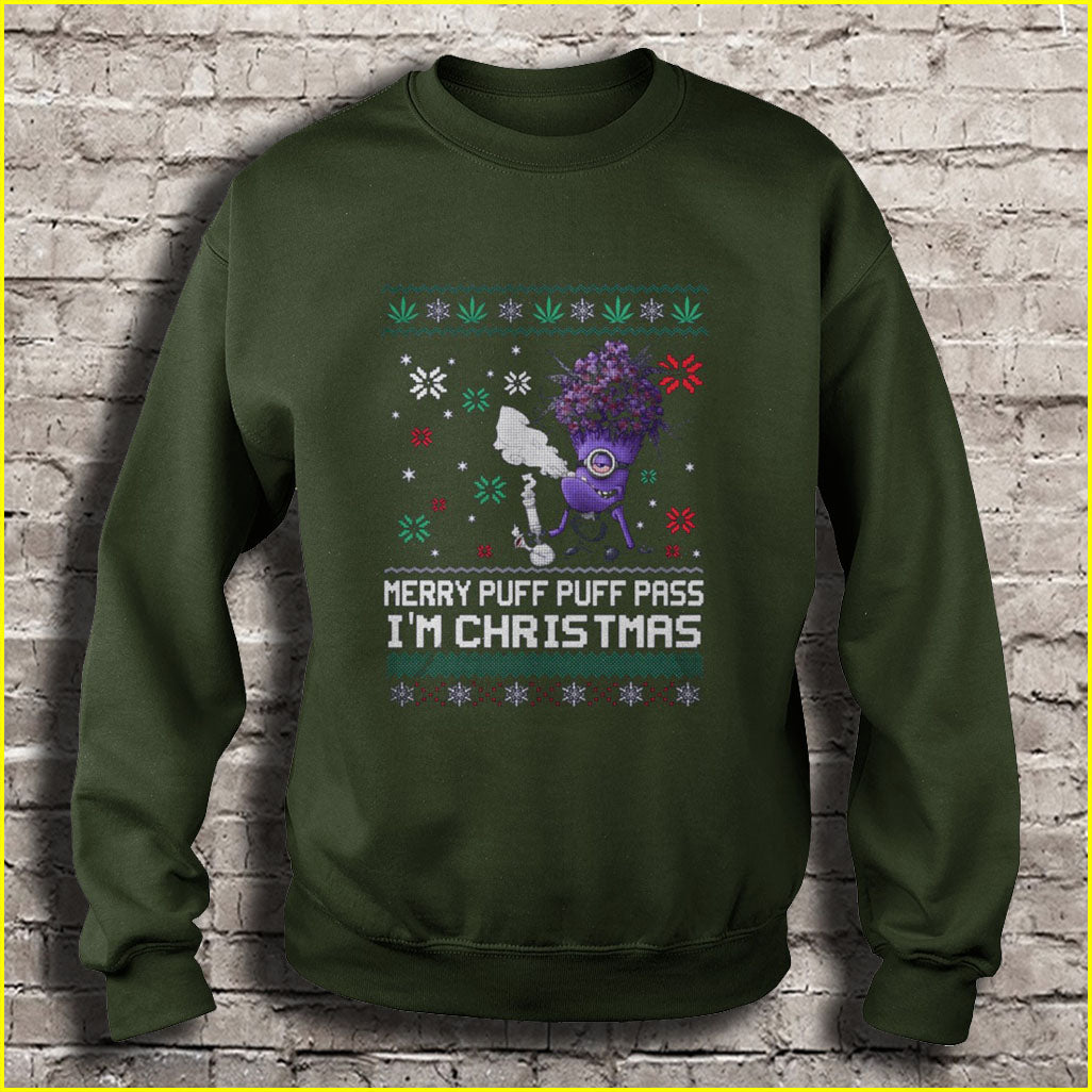 Merry Puff Puff Pass I’m Christmas Ugly Christmas Sweater