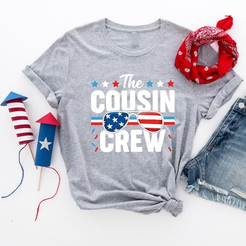 4th of July Shirt, USA Shirt, Patriotic Shirt, Cousin Crew Shirts, The Cousin Crew Shirt, America Shirt, Independence...