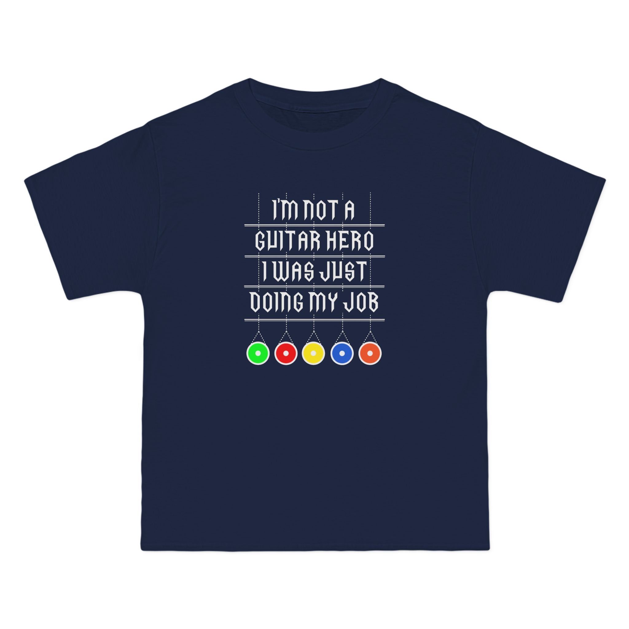 I'm Not A Guitar Hero I Was Just Doing My Job - Men's Heavyweight T-Shirt