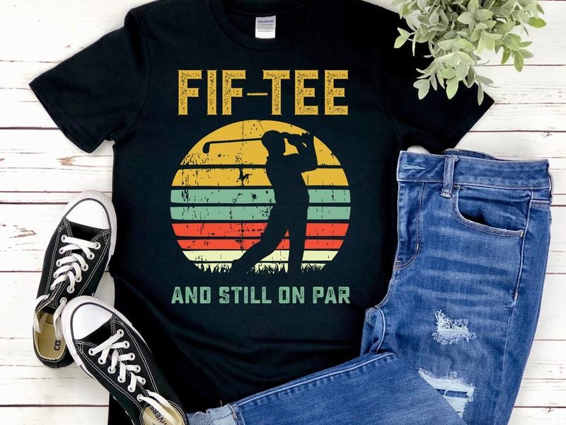 50th Birthday Golf T-Shirt, Turning 50 T-Shirts, 50 Year Old Birthday Hoodie, Sweatshirt | UrbanDripWear.com