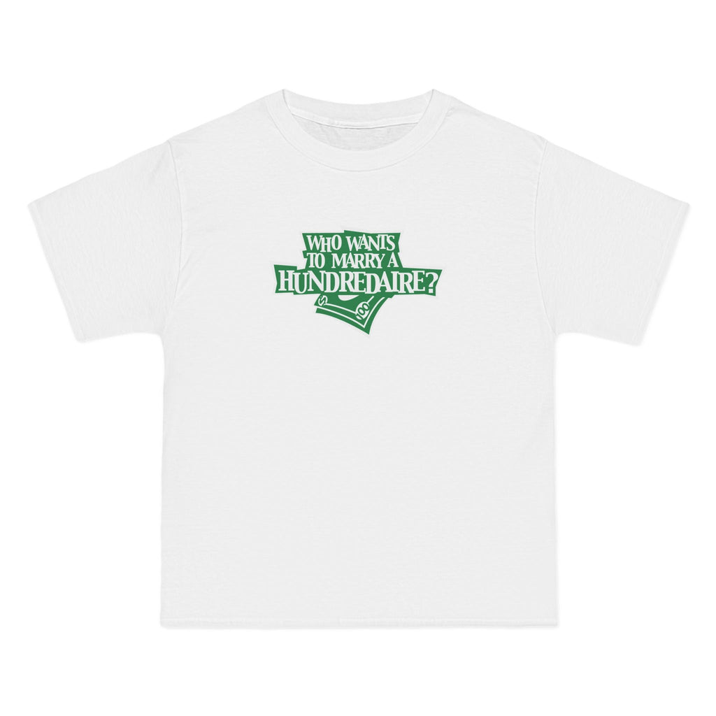 Who Wants To Marry A Hundredaire? - Men's Heavyweight T-Shirt