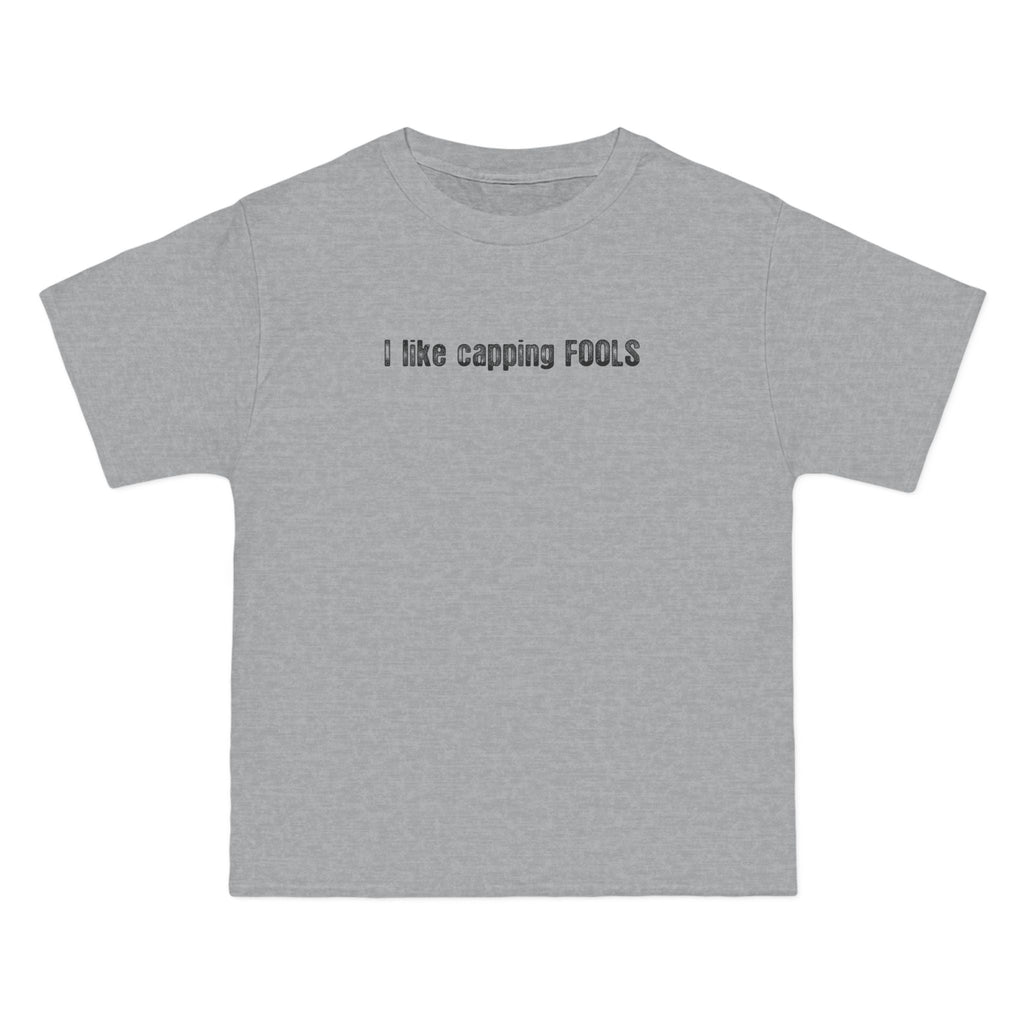 I Like Capping Fools - Men's Heavyweight T-Shirt