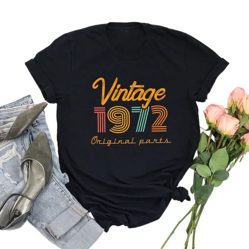 52st Birthday T-Shirt,  Vintage 1972 T-Shirt, 52st Birthday Gift, 52nd anniversary T-shirt Hoodie, Sweatshirt
