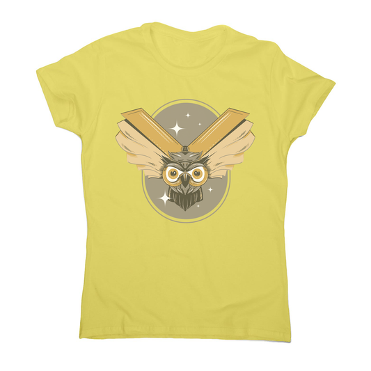 Owl books women's t-shirt
