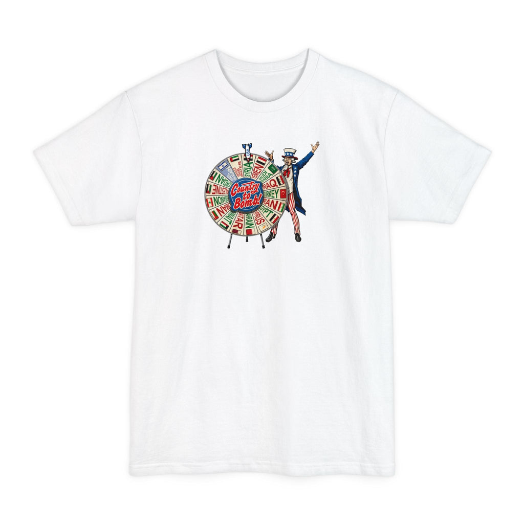 Middle East Country To Bomb Wheel (Syria) - Men's Tall T-Shirt
