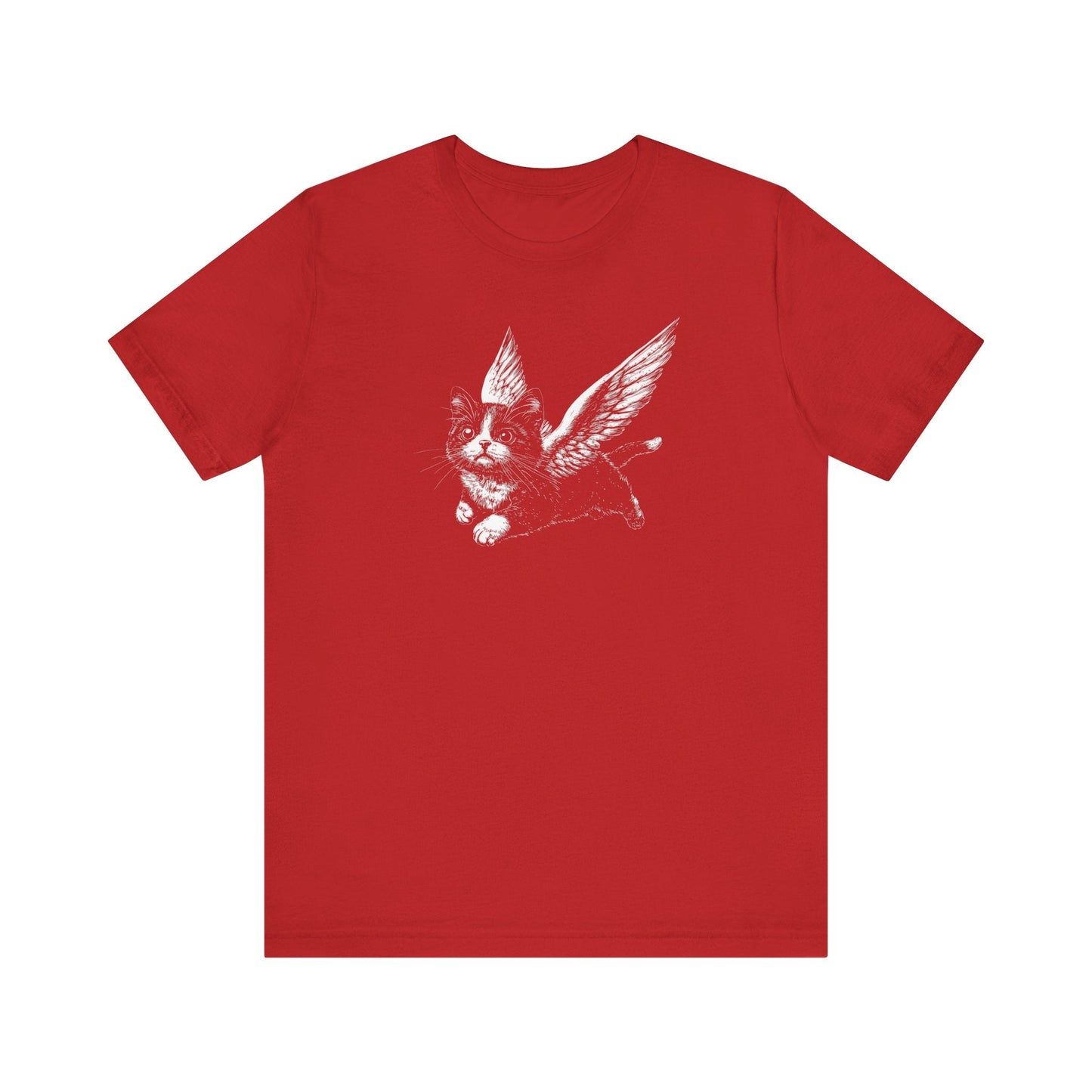 Flying Cat Graphic Tee Style003