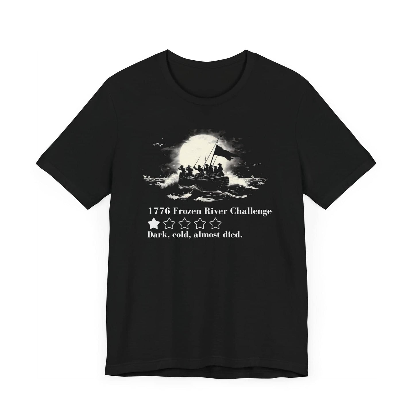 1776 Frozen River Challenge Funny History T-Shirt