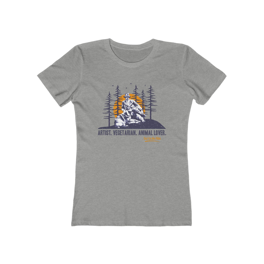 Artist. Vegetarian. Animal Lover. Don't Be Like Hitler. - Women's T-Shirt