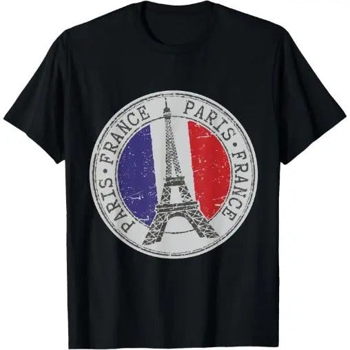 583 Paris France Eiffel Tower Travel T-Shirt T-Shirt Made in USA Hoodie, Sweatshirt | UrbanDripWear.com