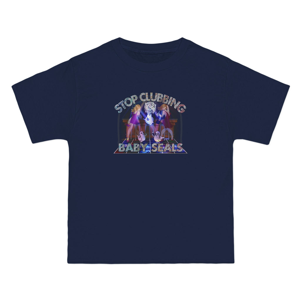 Stop Clubbing Baby Seals - Men's Heavyweight T-Shirt